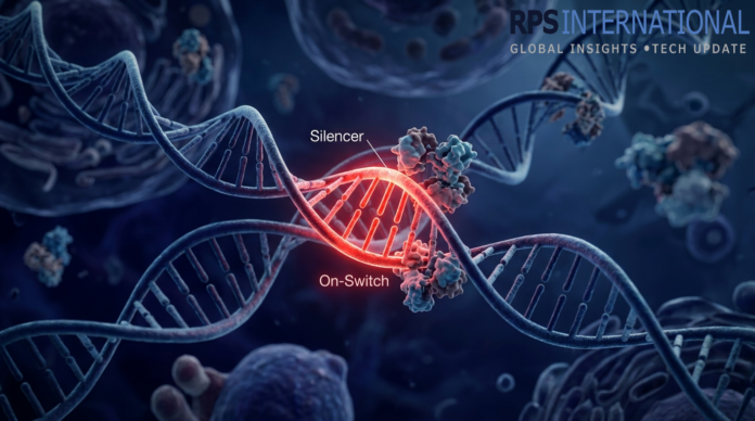 Molecular visualization of the genetic switch responsible for triggering Rheumatoid Arthritis.