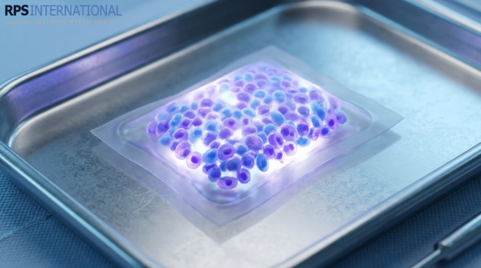 A biocompatible stem-cell implant device used to treat Type 1 Diabetes.