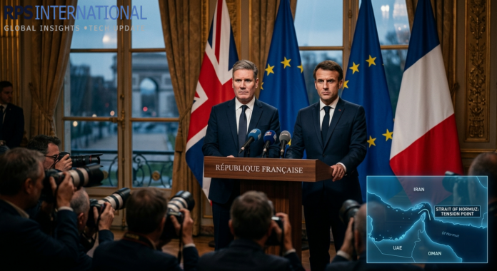 Prime Minister Keir Starmer and President Emmanuel Macron announcing their refusal to join the US blockade of Iran.