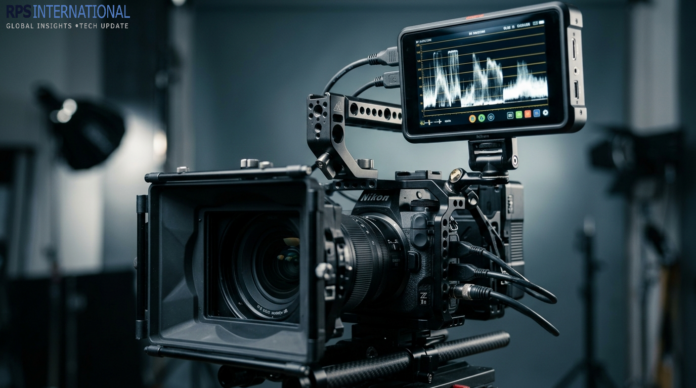 Nikon Z9 II professional cinema rig with 8K video monitoring.