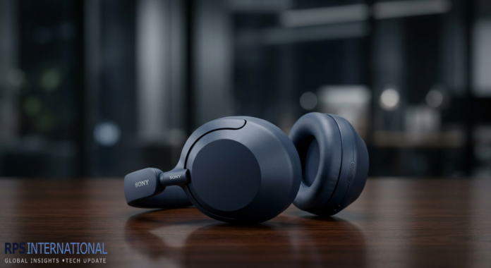 Close-up of the Sony WH-1000XM7 headphones showcasing the new seamless headband design.