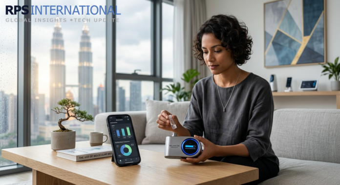 The Devices Bringing Hospital-Grade Testing to the Living Room A person using a portable, hospital-grade diagnostic kit at home.