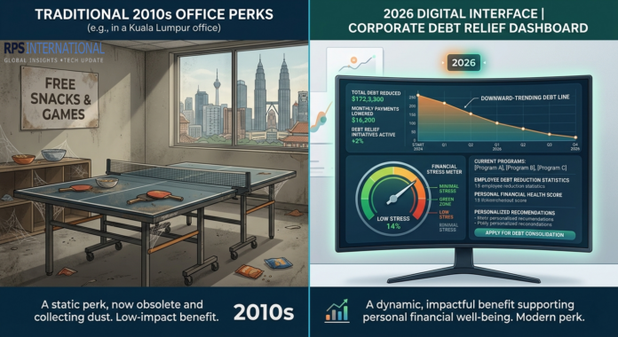 Why Debt Management is the Most Requested Employee Perk A comparison of outdated office perks versus modern financial wellness and debt management tools