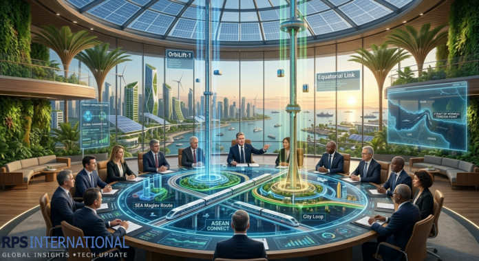 Global leaders discussing 3D infrastructure models at the 2026 Futures Summit.